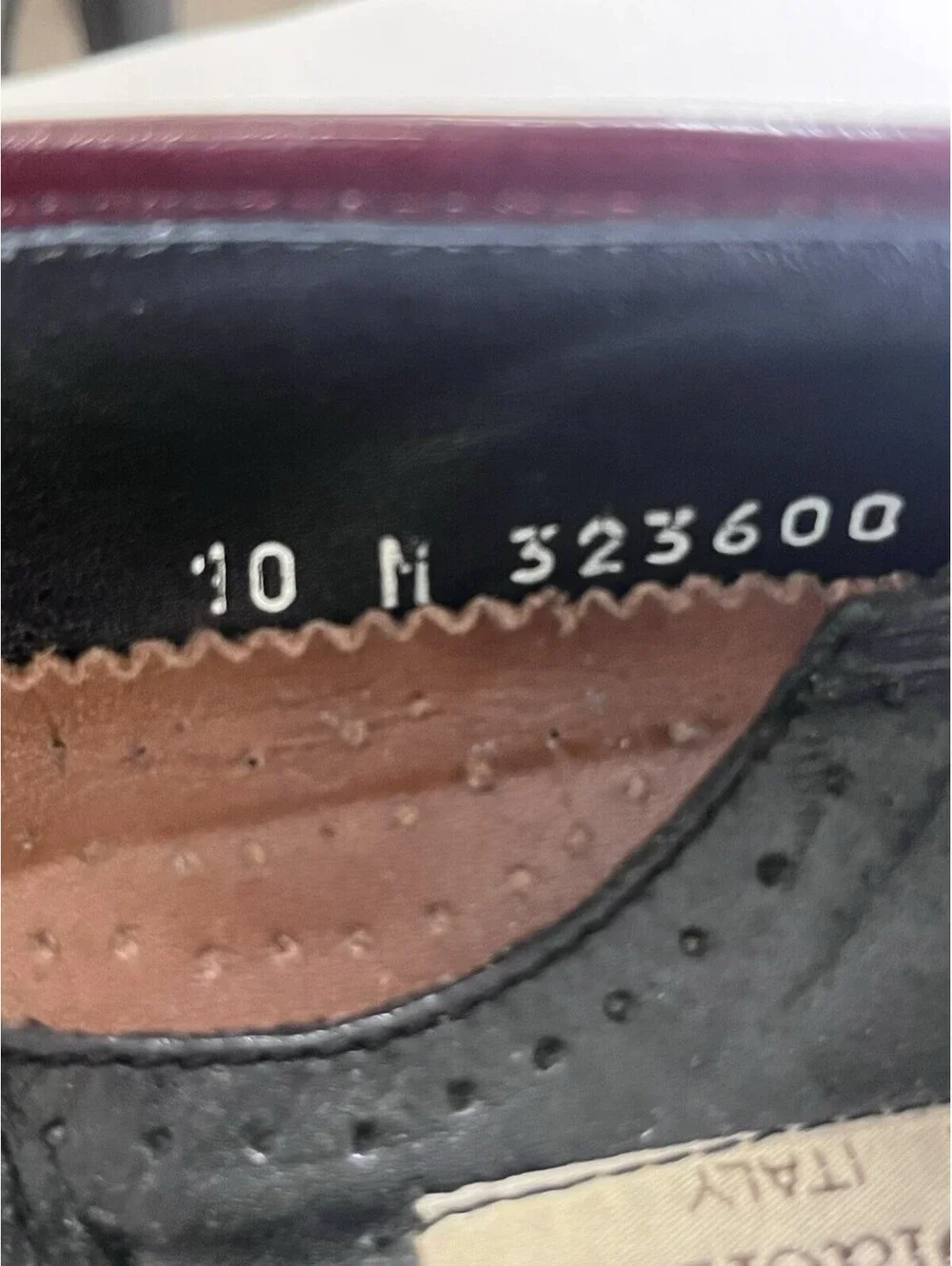 Stanley Blacker Burgundy Leather Tassel Loafers 10M